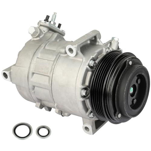 Image of ECCPP AC Compressor with Clutch 2016-2023 Fit for Chevrolet Malibu 1.5L | AC Compressor Rapid Cooling 5 Grooves 167361,168361 Low Vibration Under 72db Reduces Engine Load Fuel Efficient