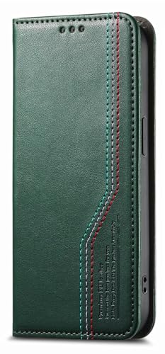 Galaxy S25 FE �p �P�[�X �蒠�^ PU���U�[�g�уJ�o�[ �����}�O�l�b�g �J�[�h���[ �X�^���h�@�\ - �O���[��