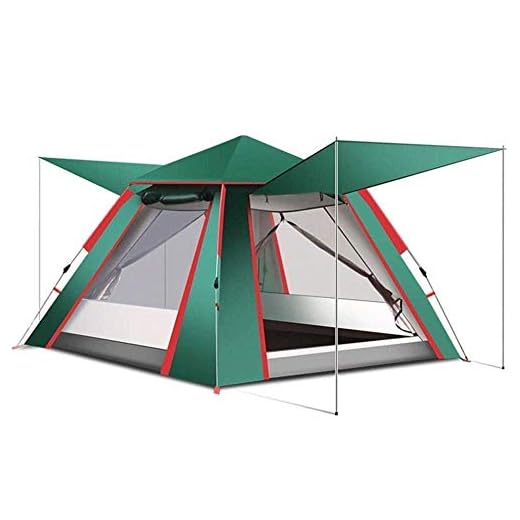 Utomhuscamping Easy Up,Pop Up-tält 4 personers familj,Familj för camping,vandring 240cm240cm154cm tält