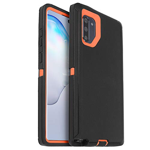 AICase for Galaxy Note 10 Case, Drop Protection Full Body Rugged Heavy Duty Case with Screen Protector, Shockproof/Drop/Dust Proof 3-Layer Protective Cover for Samsung Galaxy Note 10