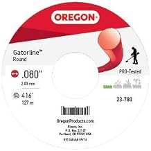 Oregon 23-780, Round Red Gatorline, .080-inch x 416-foot spool