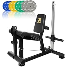 GXMMAT Leg Extension Machine - Multifunctional Workout Equipment for Home Gym, 400lbs Capacity with Adjustable Backrest & Leg Roller, Compact Strength Training for Quads, Hamstrings, Glutes and Core