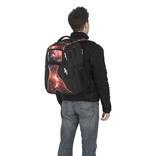 Image of High Sierra Swerve Laptop Backpack, Black /Space Age, 19 x 13 x 7.75-Inch