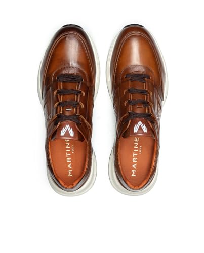 Martinelli Para Hombre. C001-2966L Zapatillas De Piel Norwich MarróN (41), Plano, Cordones, Casual - 6