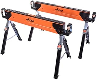 Vaunt Heavy Duty Adjustable Height Saw Horse Twin Pack