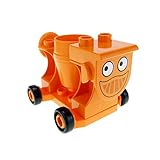 bob der baumeister figuren set  1 x Lego Duplo Bau Fahrzeug Mixi orange Mischer Betonmischer für Bob der Baumeister Figur Dizzy 42236px1 42234 42235 42092c01 ddizzyc01