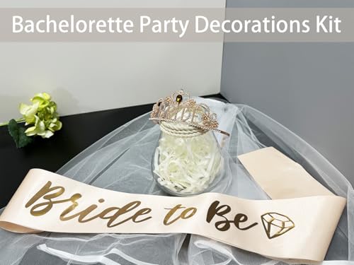 image for JETKONG 3 Pcs Bachelorette Party Decorations 