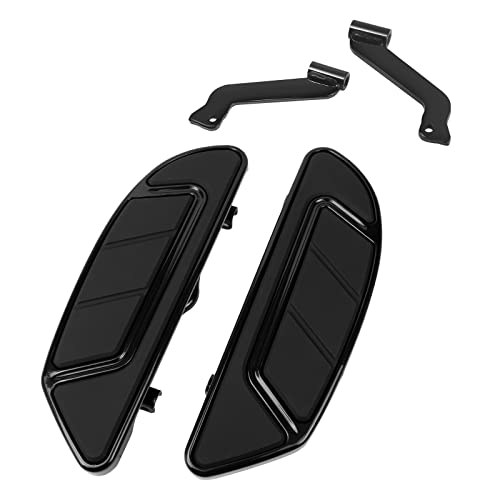 Vastmt Motorcycle Front Footboard Rider Driver Footboard Floorboard Kit For Harley Touring Road King Electra/Street/Road Glide1986-2022 And Trike Models 2008-2022, Softail Fl 1986-2017, Fld 2012-2016 #TOP7