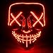 Produktbild LED Leucht Grusel Maske rot - wie aus Purge steuerbar, für Halloween, Fasching & Karneval als Kostüm für Herren & Damen