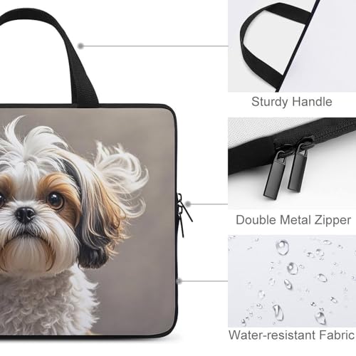 Housse ordinateur Shih Tzu pour pochette tablette chien