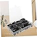 Balacoo 200pcs Nylon Cable Clamps Wire Holders for Cords Easy to Install and Fasteners for Home Office and Industrial Use