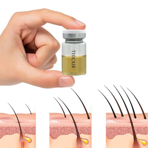 Thicair Hair Regrowth System - Advanced Hair Growth Treatment with Copper Peptides & Collagen, Knotweed and Ginseng Root Extract, Hydrating & Fuller Hair Kit for Fine or Thinning-Looking Hair (1) - Image 5