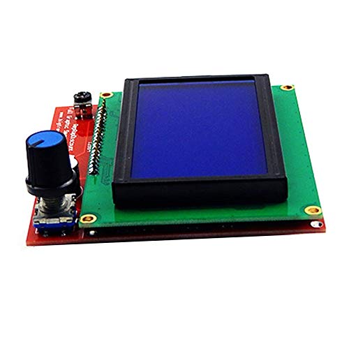 Lysee 3D Printer Parts & Accessories - LCD 12864 Smart Display Controller Adapter for 3D RAMPS 1.4 Prusa Mendel UY8 - (Color: Green)