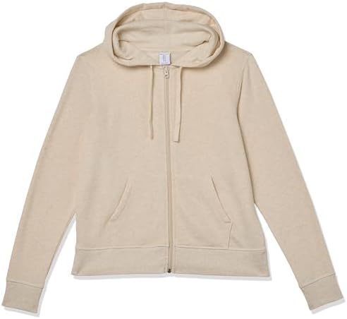 Amazon Essentials Damen Fleece-Hoodie mit durchgehendem Reißverschluss (in Übergröße erhältlich)