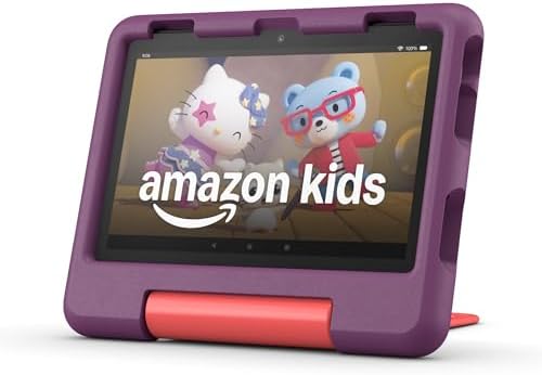 良品 Fire HD 8 キッズモデル パープル 最新第12世代 32GB 2024 Grape Fire HD 8 Kids tablet, 32 GB | Amazon