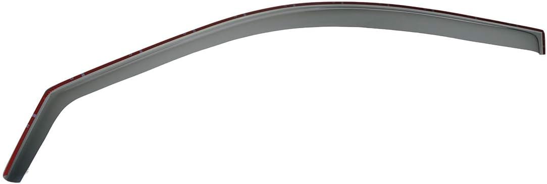 EOS Smoke Tinted JDM Style Side Window Visor Rain Guard - Made for and Compatible with Honda Accord 2 Door Coupe 08-12 2008 2009 2010 2011 2012