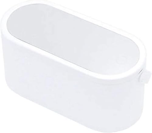 Miniatura 7 de Caja organizadora de maquillaje de viaje con espejo LED, estuche de maquillaje portátil con interruptor táctil, caja de cosméticos para el hogar,