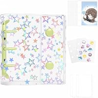 Amazon.co.jp: PAEUKUON 透明 シール帳 A8 ミニサイズ シール