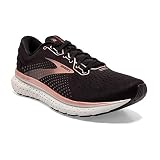 Brooks Womens Glycerin 18 Running Shoe - Black/Rose Gold/Grey - B - 5.0