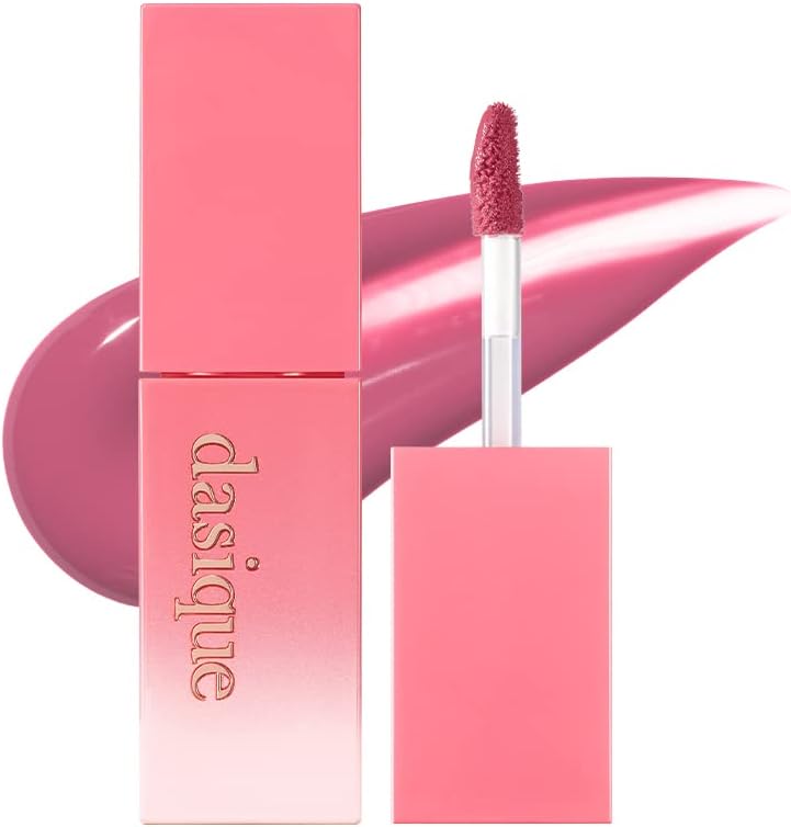 dasique Juicy Dewy Tint (11 Fig Plum) 0.12 oz | Light Application with moisture | Long Lasting & wearing Glossy Lip Stain, Non-sticky | Vegan, Cruelty-free | Korean makeup | stocking stuffers