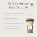 Sandstone Scandinavia Kabuki Brush – Dense Makeup Brush for Powder & Foundation – Ultra-Soft Vegan Bristles – Cruelty-Free