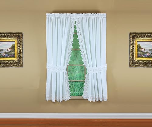 Today's Curtain Heirloom Battenberg Eyelet Panel Pair