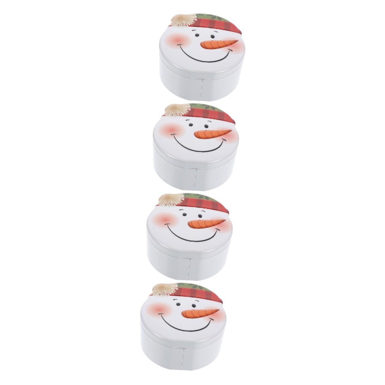 Alipis Scatola Da 4 Pezzi Scatola Di Caramelle Natalizie Contenitore Per Alimenti Ermetico Portacarte Di Di Natale Barattoli Di Biscotti Di Natale Con Coperchi Regali Ferro Da Stiro