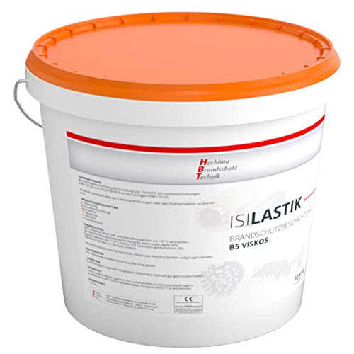 HBT ISILASTIK B5 Brandschutzbeschichtung 12,5 kg Eimer (viskos)| Brandschutzcoating zur Herstellung von Brandabschottungen und Brandschutzfugen