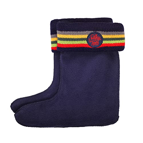 Silky Toes Kids Warm Cozy Fleece Lined Boot Liners...