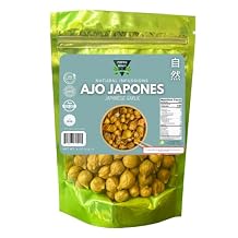 Japanese Garlic Ajo Japones 4oz | 100% Natural, Resealable Bag for Freshness | Antioxidant-Rich | 140 Garlic Cloves Aprox.