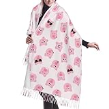 Design élégant à franges : l'écharpe à franges en cachemire dispose d'un détail à franges qui améliore son sens de la mode. Son design imprimé ajoute de l'originalité, ce qui en fait un accessoire élégant qui complète n'importe quelle tenue.
