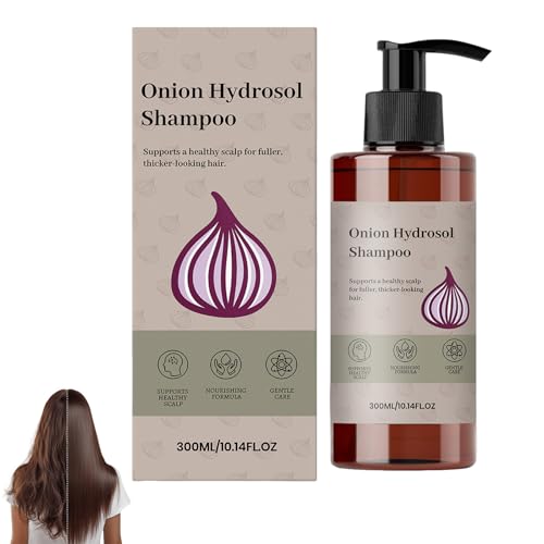 Champú de cebolla, champú nutritivo para el cuero cabelludo saludable, cabello más completo y grueso (300 ml)