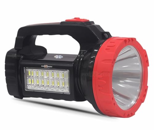 Image of Pick Ur Needs 50W Emergency Long Range Rechargeable Bright Laser Search Torch Light with 16 SMD