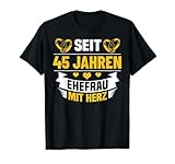 Ehegatte Hochzeitstag 45 Jahre Ehefrau Mit Herz