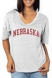 Chicka-d Women's Standard V-Happy Jersey, Heather Grey, Small
