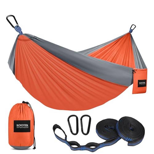 Kootek Camping Hammock 500 lbs Capacity, Portable...