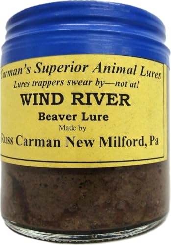 Wind River Beaver Lure by Russ Carman Large 4 Ounce Jar