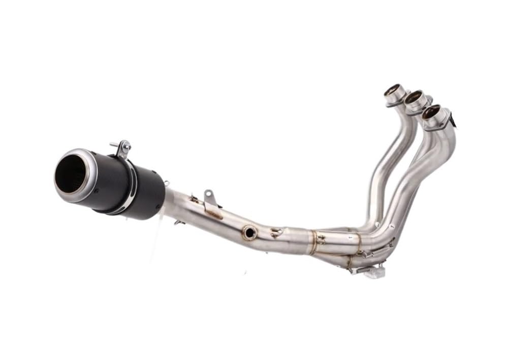 Motorradauspuffschalldämpferrohre Motorrad-Auspuffanlage, Komplett, Schalldämpfer, Passend Für MT09, FZ09, Für XSR900, MT-09, FZ-09 (2014–2020), Ersatzteile
