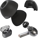 Galaxy Foams Pro 3 V2 Memory Foam Ear Tips for Galaxy Buds3 Pro & Buds Pro 3 with Improved Memory Foam Shield, Improved Shape Fitment, Improved Comfort, More Foam, Stronger Tube, Lifetime Replacement