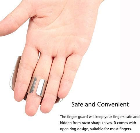 Daddy chef Stainless steel Finger guard knife cutting protector Hand Kitchen Safe slice tool for Chef - Cooking Avoid Hurting When Slicing and chopping