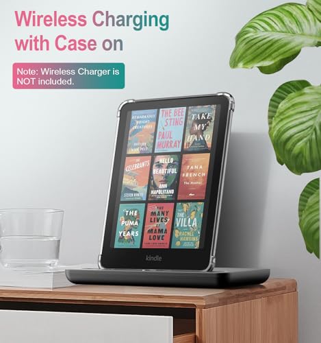 MoKo Hülle für 7 Kindle Paperwhite (12. Generation - 2024) und Kindle Colorsoft Signature Edition 2024, Ultradünne, Flexible, Transparente TPU-Schutzhülle, Klar