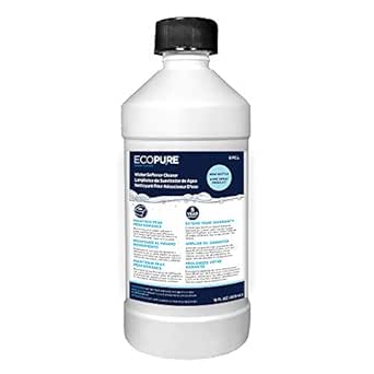 EcoPure EPCL Universal Water Softener Cleaner – Removes Iron, Rust & Sediment – Extends System Life – Compatible with All Brands
