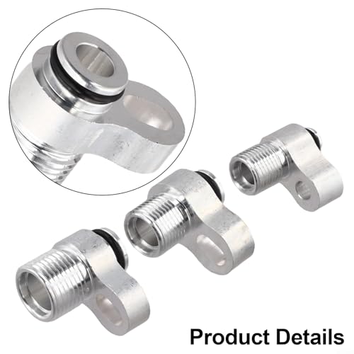 Adaptador R134a para solucionar fugas en el condensador con mangueras #6 #8 #10 6