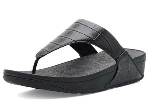 Image of FitFlop Women's Lulu Leather Toe-Post Sandals