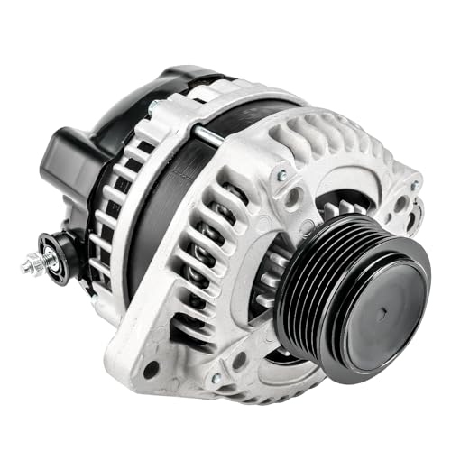 Image of PHILTOP Alternator Compatible With Acura for 2016-2022 Pilot 2018-2023 Odyssey 2014-2020 MDX 3.5L 2017-2023 Ridgeline 2019-2023 Passport (155 Amp) 11773N 12V CW 6-Groove Pulley