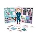 Floss & Rock Magnetic Florence Doll - 40-Piece Wooden Educational Dress-Up Set - Doctor, Nurse, and Patient Outfits - Montessori Toy with Reversible Scene & Easy Storage Creative Play for Kids Ages 3+