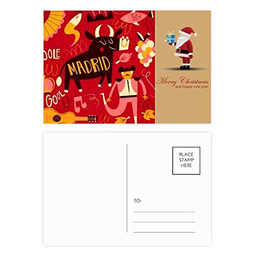 Cartes postales Père Noël Madrid par 20 pour vos cadeaux