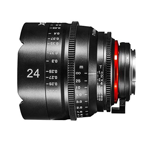 XEEN Cinema 24mm T1,5 Canon EF Vollformat Objektiv MF Cine Video Lens für hohe Auflösungen mit Follow Focus Zahnkränze – Bild 6