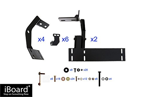 Estribos running boards negros para Dodge Ram miniatura 7