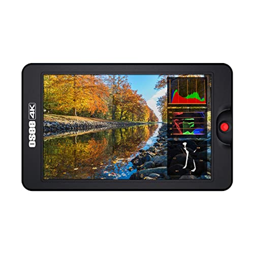 Image of osee T7 7inch Upgraded Version 3000 Nits Ultra Bright Daylight Viewable FHD DSLR Camera Field Monitor 3D LUT HDR 4K HDMI Input & Output Including Ball Head Power Adaptor and D-tap Cable
